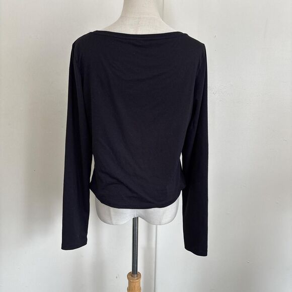 black long sleeve top - Picture 2 of 2